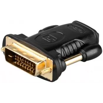 Goobay HDMI/DVI-D-sovitin, HDMI standardiliitin (tyyppi A) -> DVI-D (24+1) pistoke (68931)