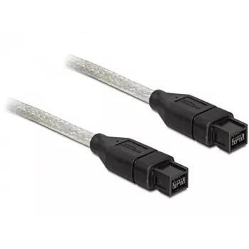FireWire-kaapeli DeLOCK FireWire B/B 1,0 m harmaa