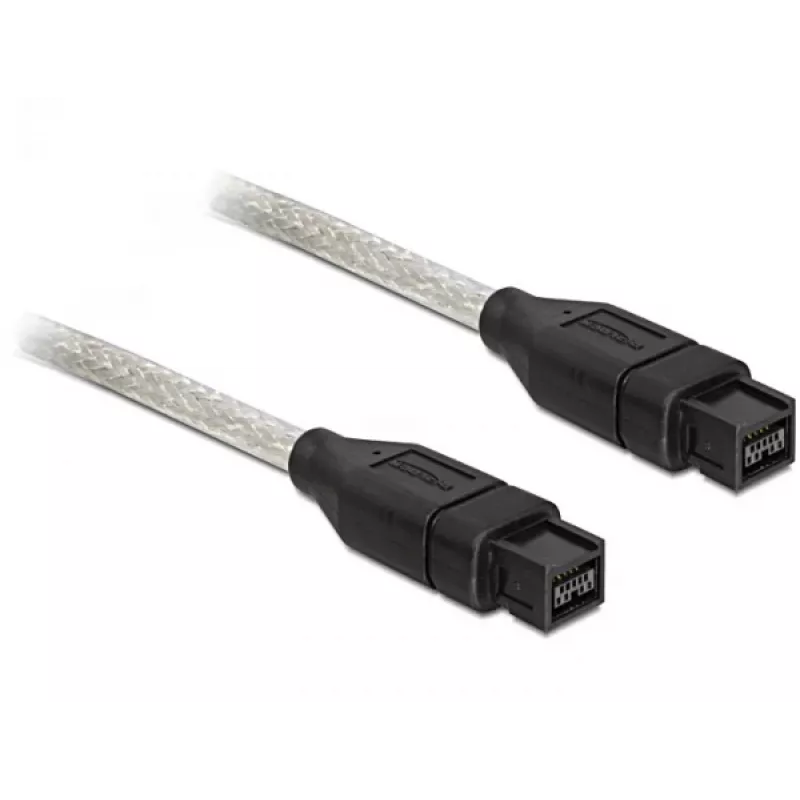 FireWire-kaapeli DeLOCK FireWire B/B 1,0 m harmaa