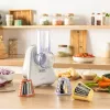 Sähköinen vihannesleikkuri Tefal Fresh Express DN853BE0 — 150 W, 3 vaihdettavaa terää, 1 nopeus, kerma