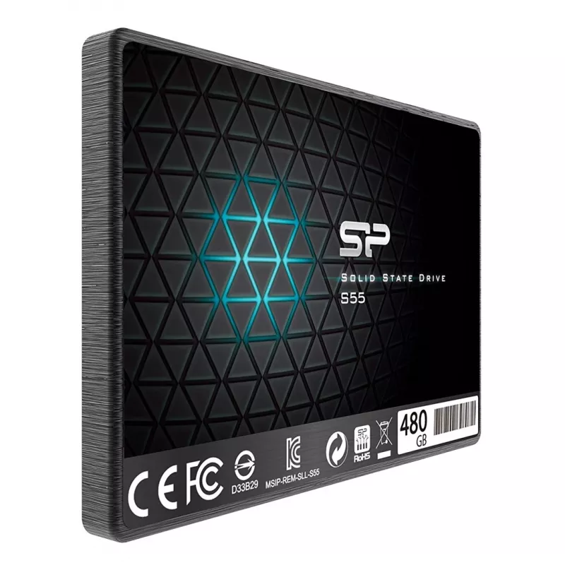 SSD-asema Silicon Power ohut S55 480 GB 2,5 SATA III TLC