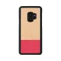 Älypuhelinkotelo man and wood Samsung Galaxy S9 — musta mismatch-design