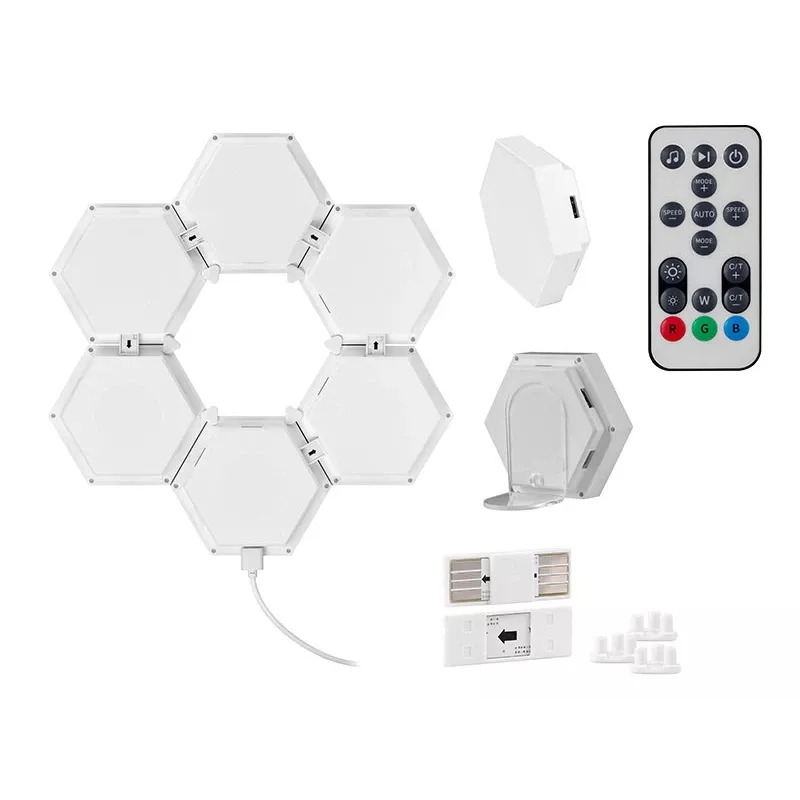 Upotettava RGB-LED-paneeli TRACER Smart Hexagon Tracer 47256 Ambience TRAOSW47256