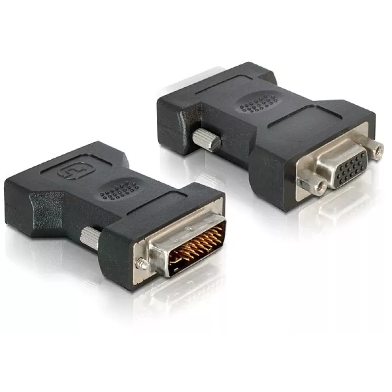 VGA 15-napainen naaras - DVI 24+5 uros DeLOCK 65016