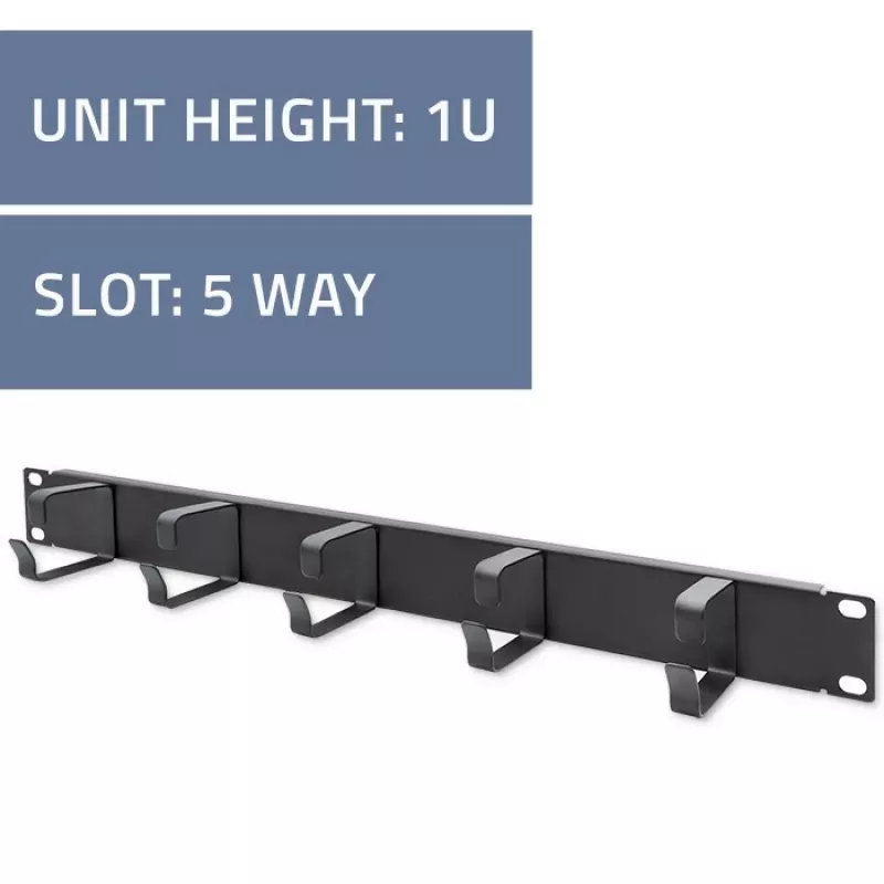 Kaapelinhallinta QOLTEC 54515 1U 19 tuuman rackeihin