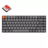 Keychron K3 Max -näppäimistö yleismalli USB RF Wireless Bluetooth harmaa 75 %