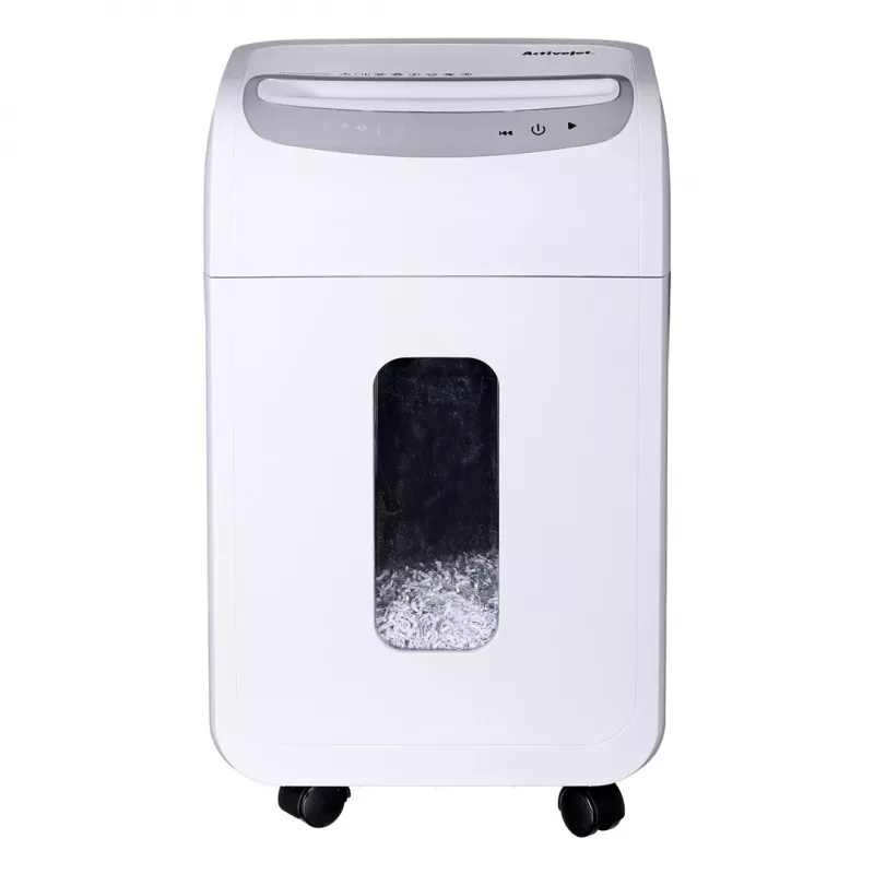 Silppuri Activejet ASH-1602M, P-5, 28 l, 2x14 mm silppu, valkoinen