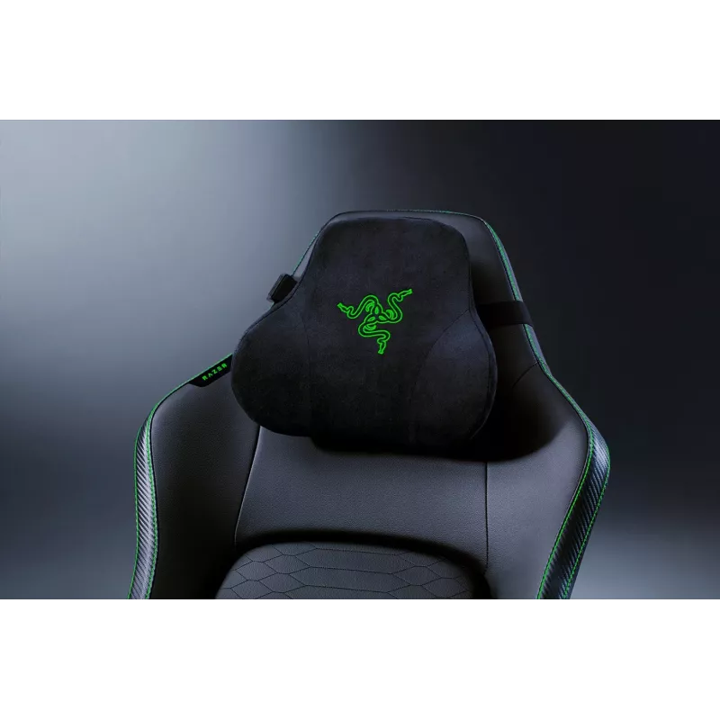 Pelituoli Razer Iskur V2 pehmustettu istuin musta vihreä