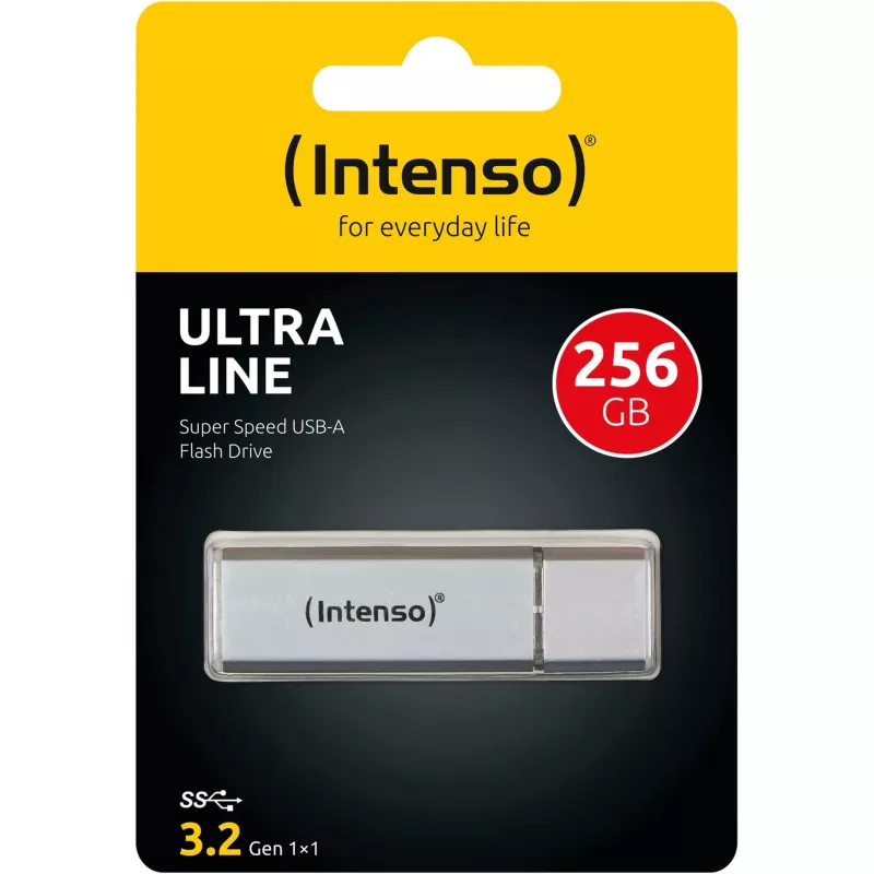 USB-muistitikku Intenso 256 GB USB Type-A 3.2 Gen 1 hopea