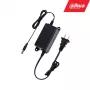 Dahua PFM320D-EN verkkolaite, 12 V DC 2 A, 24 W, tulo 100–240 V AC 50/60 Hz, 5,5x2,1 mm liitin, 104x45x33 mm