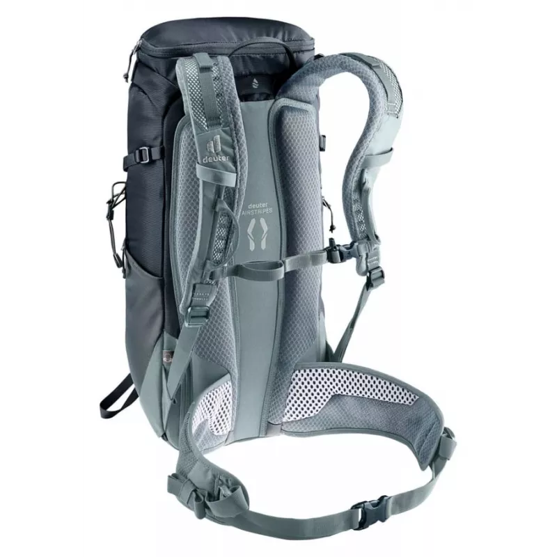 Reppu DEUTER Trail 18 I — päiväreppu, 18 L, musta/schiefer