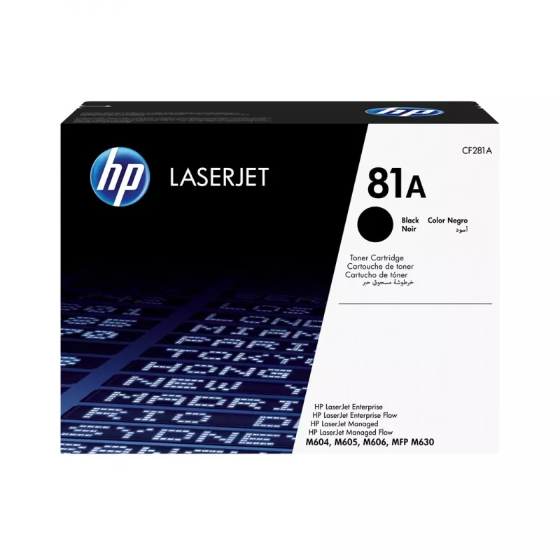 HP 81A alkuperäinen LaserJet -värikasetti musta, 10500 sivua, musta, 1 kpl