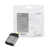 LogiLink CUA0204 USB-C - DisplayPort-sovitin musta harmaa