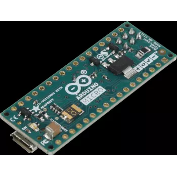 Arduino mikro-ohjainkortti, Micro ilman liitäntää ATmega32u4 (A000093)