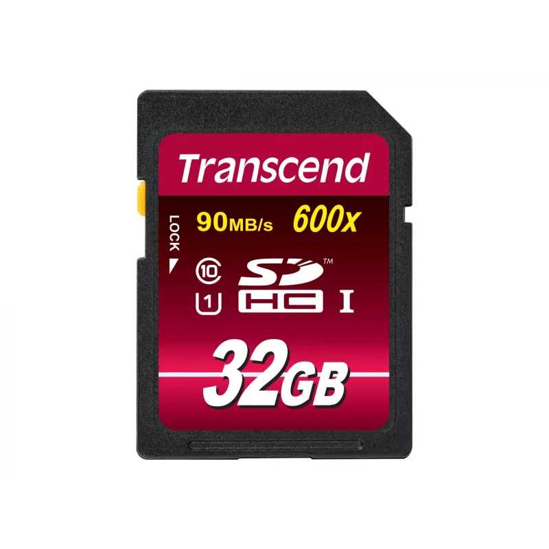 Flash-muisti Transcend 32 GB SDHC UHS-I 600x TS32GSDHC10U1