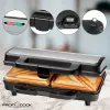 ProfiCook PC-ST 1092 - voileipägrilli - 900 W - ruostumaton teräs/musta