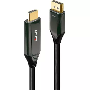 Lindy 3 m aktiivinen DisplayPort 1.4 - HDMI 8K60 -kaapeli, 3 m, DisplayPort, HDMI, uros, uros, suora