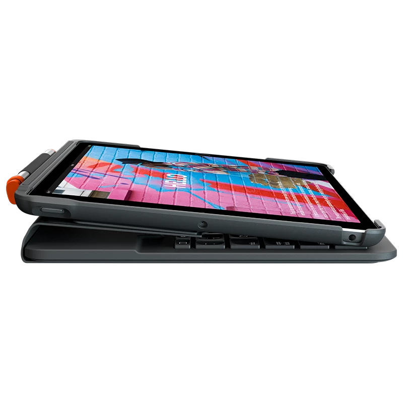 Näppäimistö Logitech ohut Folio iPadille (7., 8. ja 9. sukupolvi)