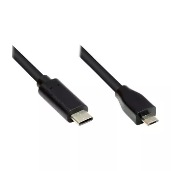 Good Connections USB2.0-kaapeli Micro B-C musta 2 m