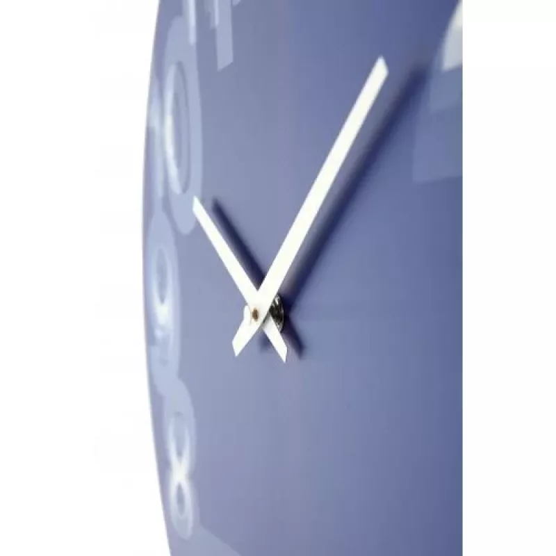 NeXtime kello 3077bl 3D, Ø39,5 cm, seinäkello, sininen/valkoinen