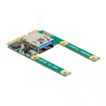 DeLOCK Mini PCIe I/O 1 x USB 2.0 Type-A naaras Full-Size Half-Size