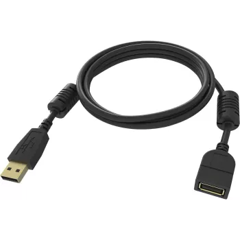 USB-kaapeli Vision TC-2MUSBEXT-BL USB 2.0 2 m musta