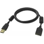 USB-kaapeli Vision TC-2MUSBEXT-BL USB 2.0 2 m musta