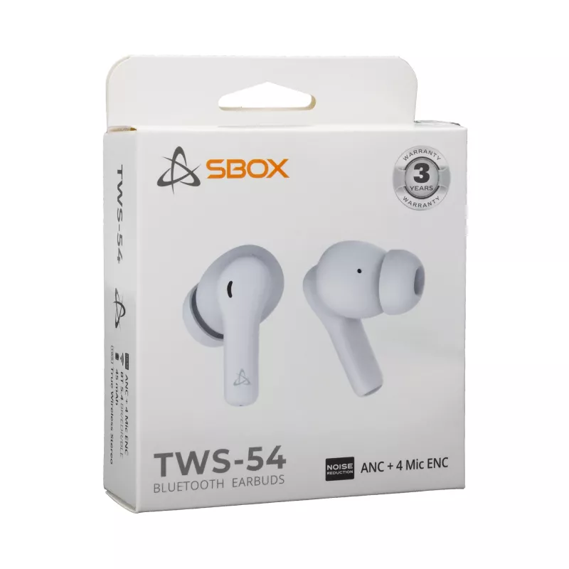 Kuulokkeet SBOX EB-TWS54 valkoinen