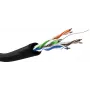Verkkokaapeli Goobay CAT 5e U/UTP 100m musta