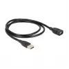 USB-kaapeli DeLOCK 1 m USB 2.0 USB A musta