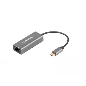 NATEC Cricket USB 3.2 Gen 1 Type-C harmaa Ethernet-keskitin 1000 Mbit/s