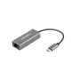 NATEC Cricket USB 3.2 Gen 1 Type-C harmaa Ethernet-keskitin 1000 Mbit/s