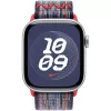 42 mm sininen/punainen Nike Sport Loop