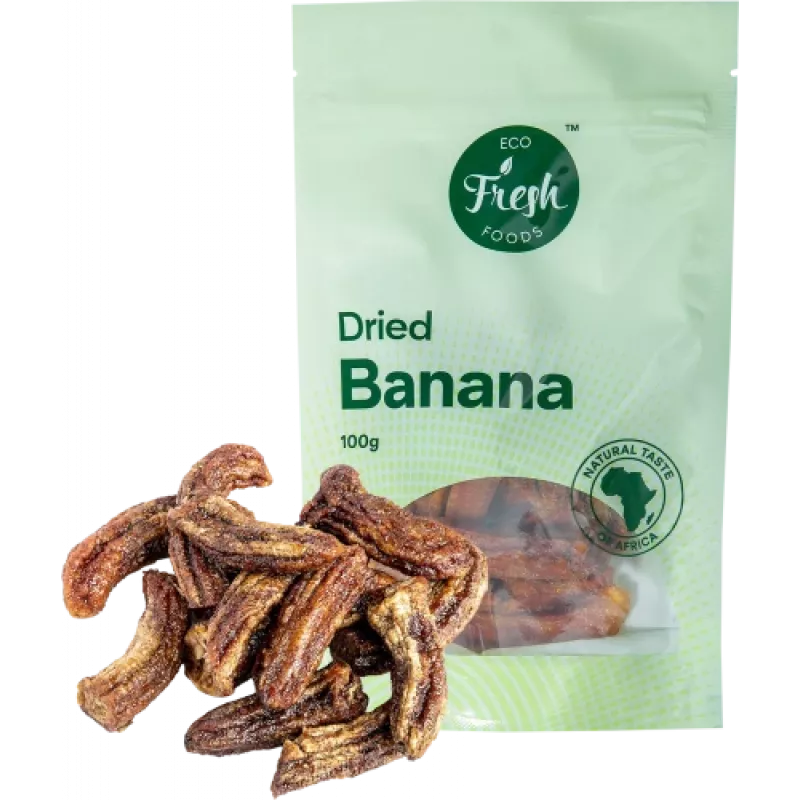 Eco fresh foods kuivattu banaani 100 g