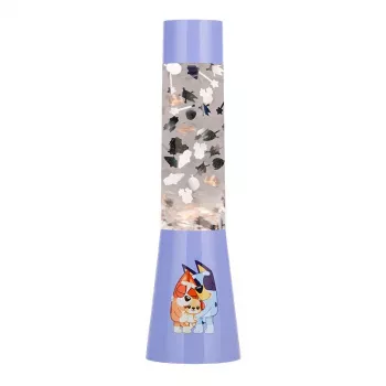 Pöytävalaisin Paladone Bluey GloBuddies Flow Lamp — hahmoteemainen LED-yövalo