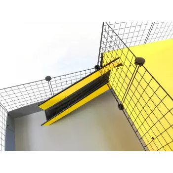 C&C modulaarinen häkki yksitasoinen 4x2 + parvi 2x1 + musta ramppi