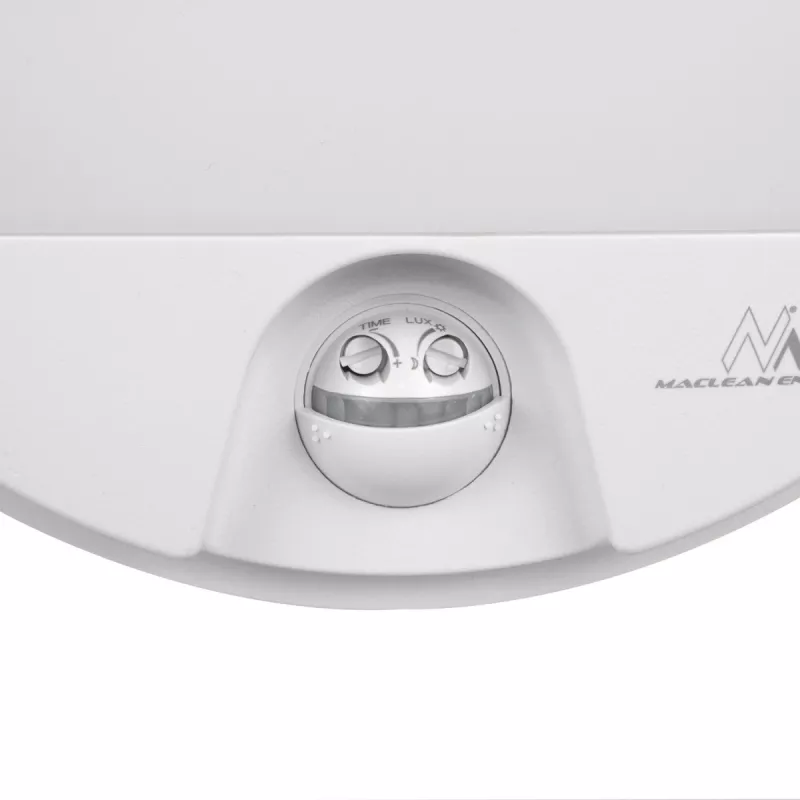LED-valaisin MACLEAN MCE291W IR-liiketunnistimella, 10 W, 3000 K