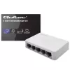 Verkkokytkin QOLTEC 52247 5 x RJ45-porttia 1000 Mbit/s Gigabit hallitsematon