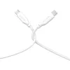 4smarts USB-C / USB-C -silikonikaapeli High Flex 60W 1,5 m valkoinen