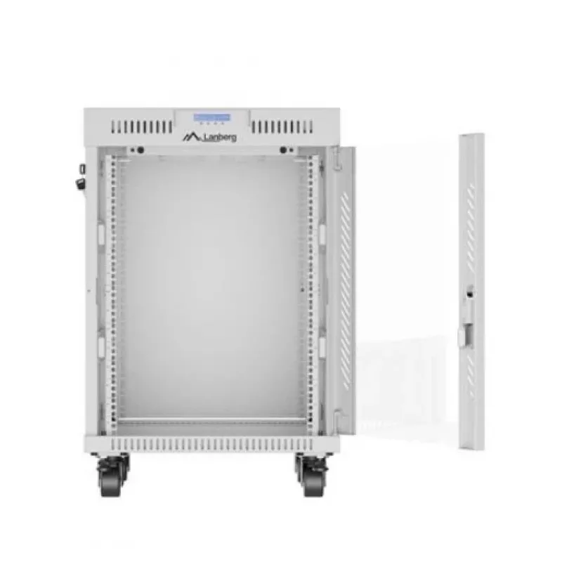 Lanberg FF01-6615-12SL rackkaappi 15U vapaasti seisova rack harmaa