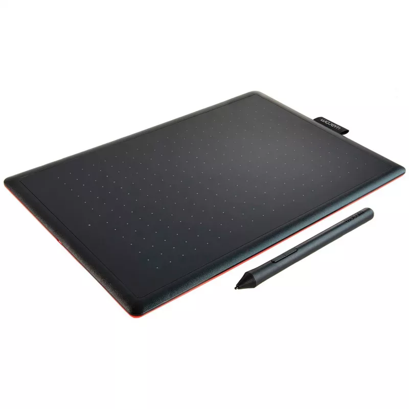 Wacom One by Medium piirustustabletti musta, punainen 2540 lpi 216 x 135 mm USB