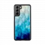 Suojakotelo iKins Samsung Galaxy S21 Blue Lake musta