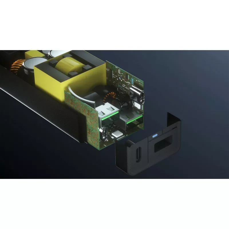 Akyga Charge Brick AK-CH-17 USB-laturi 65 W, 2 x USB-C PD + 2 x USB-A QC 4+, musta