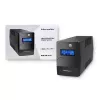 Qoltec Monolith UPS kaksoismuunnos online 0,65 kVA 360 W 2 pistorasiaa