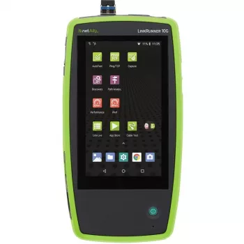 LinkRunner 10G Advanced, sisäänrakennettu akku, litiumioni (Li-Ion), 3,63 V, 180