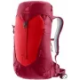 Daypack DEUTER AC Lite 16 cherry-masala — 16 L kevyt, ilmastoitu reppu