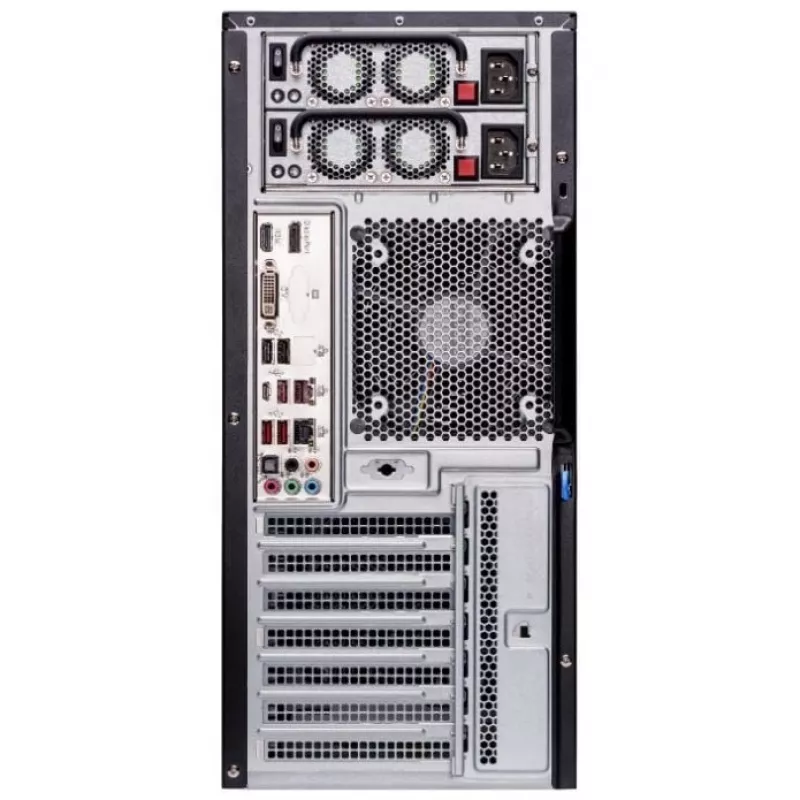 Palvelin Supermicro SuperChassis 732I-R600B Midi Tower musta 600 W