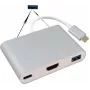 Telakointiasema helos 288389 USB 3.1 Type-C 4K HDMI -lähdöllä