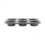 Muffinivuoka Salter BW07035BRMFOB 6 kpl tarttumaton leivonta-astia