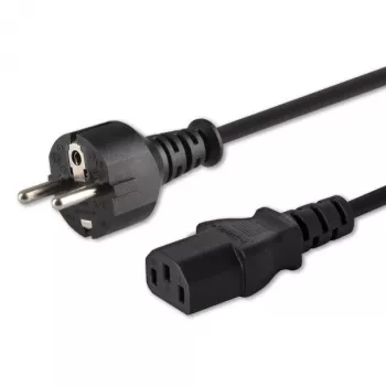 SAVIO CL-138 virtajohto — IEC C13 - Type E, 1,8 m, musta